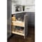 Hardware Resources 8" "No Wiggle" Utensil Bin Soft-close Base Cabinet Pullout, Pre-Assembled UBPO-8SC - alternate 4
